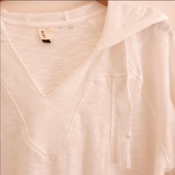 ROXY beach lightweight hoodie pullover shirt NWT - Picture 5 of 6